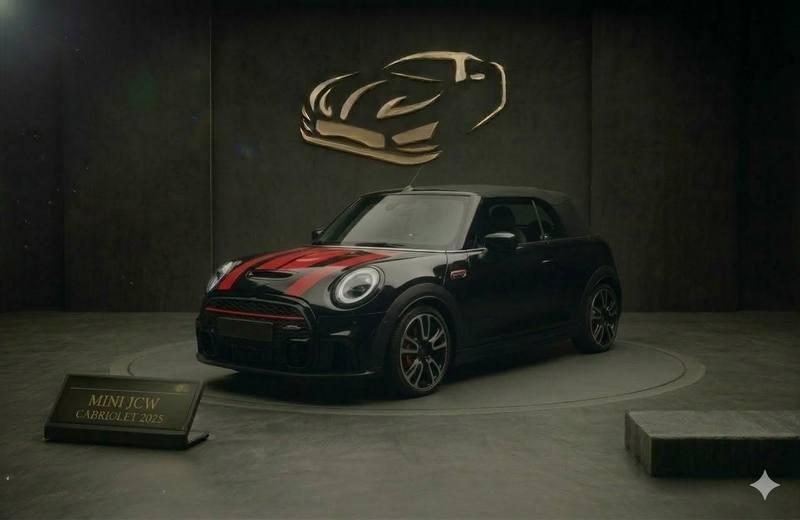 Mini JCW Cabrio huren Ibiza — sportieve mini cabrio